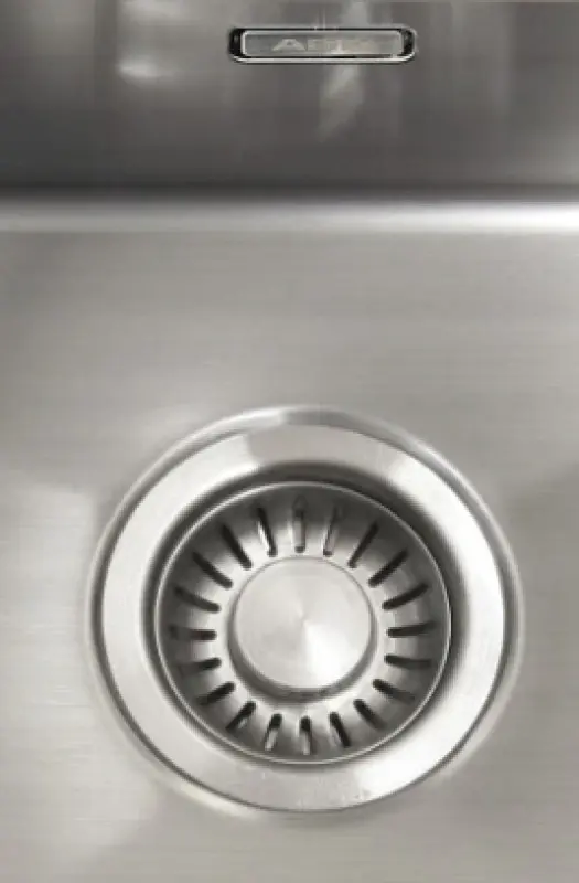 ABK Bingara Edelstahlspüle 34x40cm flächenbündig, Unterbau und aufliegend 34FVI