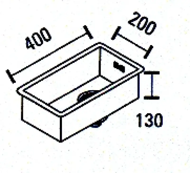 ABK Baronga kleine Edelstahlspüle 20x40 cm flächenbündig, unter- und oberflächenmontiert BAR20FVI