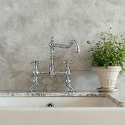 Nostalgische Küchenarmatur Edelstahl V1979RVSST