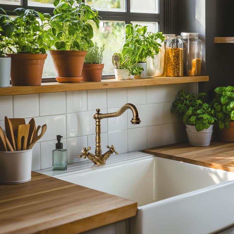 PB Nostalgische Küchenarmatur V1910 Bronze