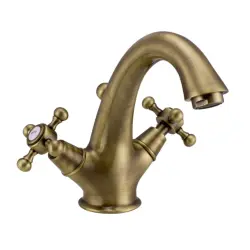 Huber Viktorian Waschtischarmatur Bronze VT00051027