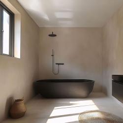 Waterevolution Flow Duschthermostat mit Duscharmatur Schwarz T140TPR