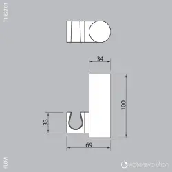 Waterevolution Flow Badeset matt Weiß T1622BR