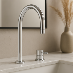 Waterevolution Flow 2-Loch Waschtischarmatur Chrom T112U01