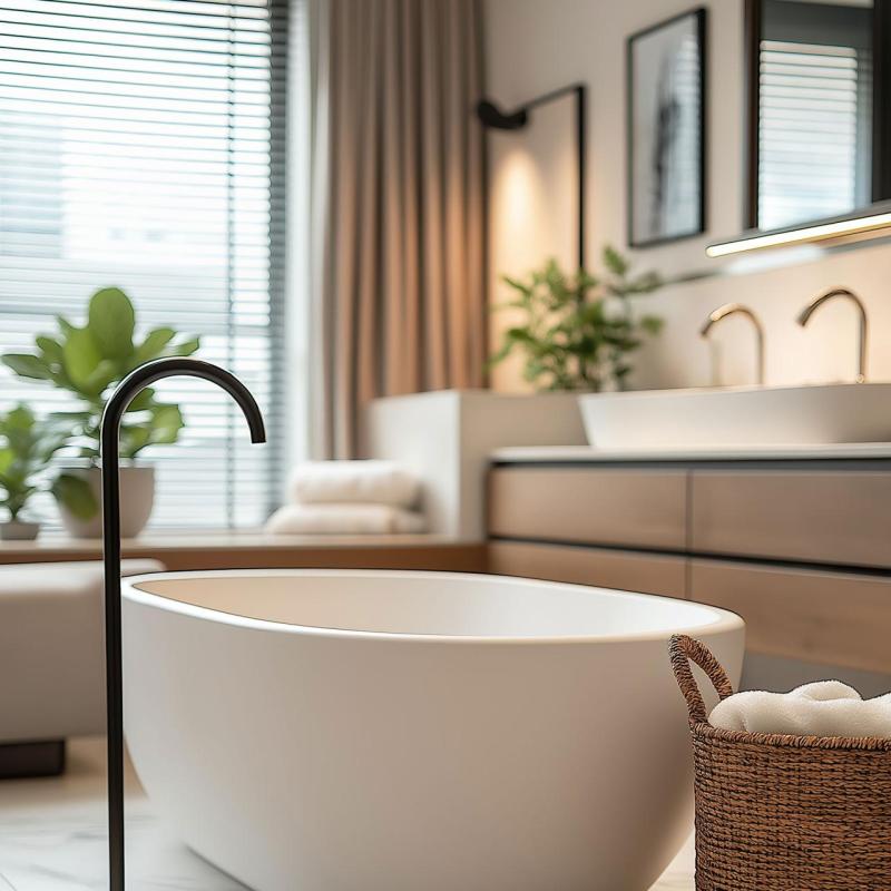 Waterevolution Flow Wannenauslauf stehend mattschwarz T1673PR