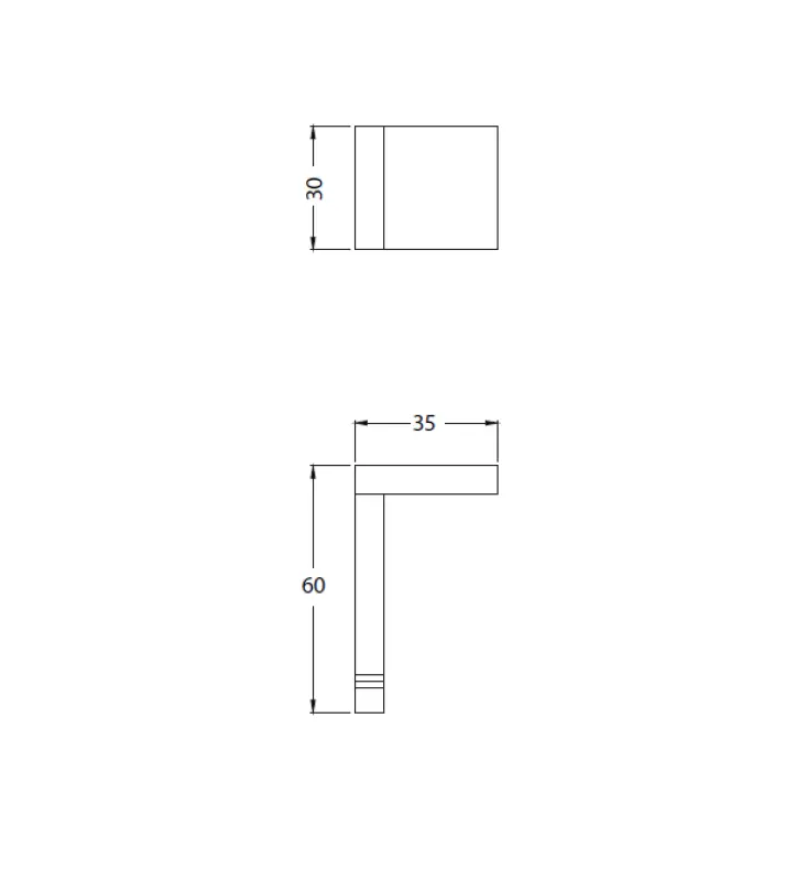Waterevolution Deep Handtuchhaken Chrom A25001