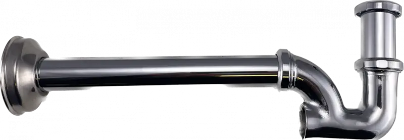 PB Unix classic Beckensiphon und Kaltwassersiphon Metall Chrom 1208676582