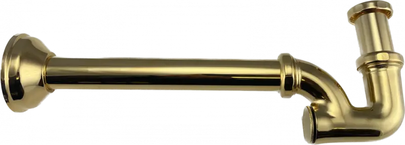 PB Unix Classic Waschbecken-Siphon, Metall Gold 1208676942