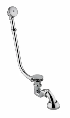 PB Badewannenablauf mit Push-Open-Stopfen für freistehende Badewanne, goldfarben 1208677052