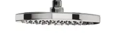 Waterevolution Flow Kopfbrause 200mm matt Schwarz T1643PR