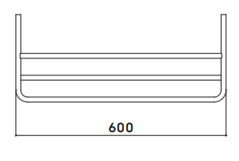 Waterevolution Flow Handtuchhalter Edelstahl A118IE
