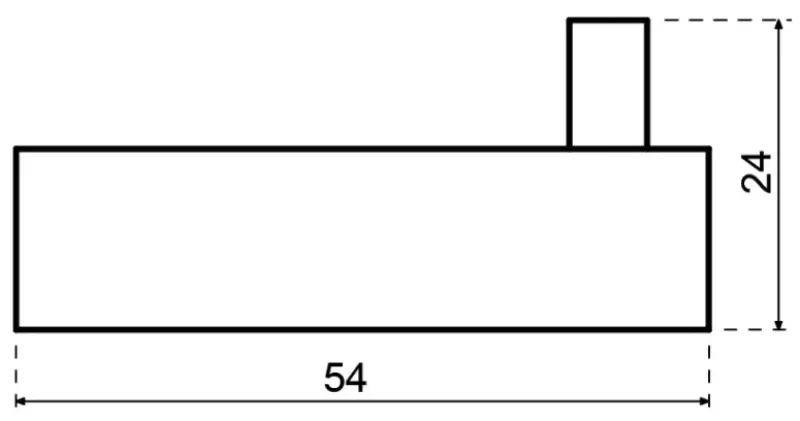 Waterevolution Flow Handtuchhaken mattschwarz A150PR