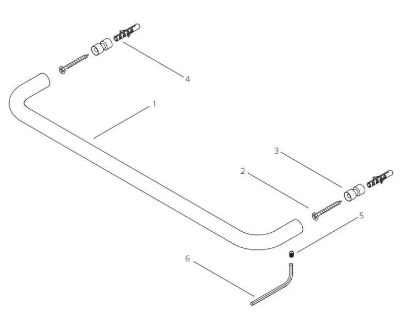 Waterevolution Flow Handtuchhalter 60cm Chrom A11201