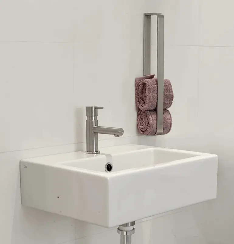 Waterevolution Deep ertikaler Handtuchhalter 40cm Edelstahl A216IE