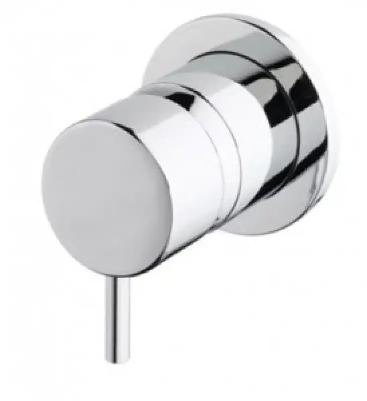 Waterevolution Flow Unterputz 3-Wege-Umsteller runde Rosette Chrom T1483S01