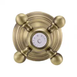 PB Classic Unterputz-Absperrhahn mit Sterngriff Bronze 1208855572