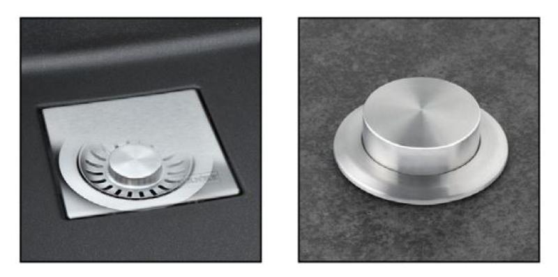 Franke Kubus KNG 110.62 Küchenspüle 72x42 grau Granit Unterbau mit Hahnlochbank 125.0512.518