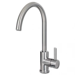 Caressi Basic Line Edelstahl Einhebel-Küchenarmatur CABL002I 1208920577