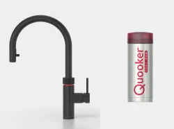 Quooker Flex Black PRO3 Heißes, kaltes, kochendes Wasser 3XBLK