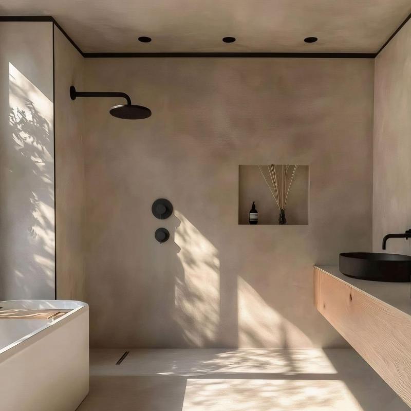 Waterevolution Flow Unterputz-Duschthermostat mit 1 Umstellventil mattschwarz 1208920978