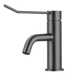 Waterevolution Flow Waschtischarmatur inkl. Klickverschluss, PVD Gun Metal T111GME