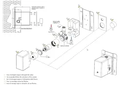Waterevolution Flow Unterputz-Duschthermostat mit 2 Ausgängen Chrom T132TBB01 mit TEC-Box