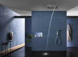SB Square 316 UEinbau-Regendusche  mit Wasserfall 38x38cm - Edelstahl 1208946994