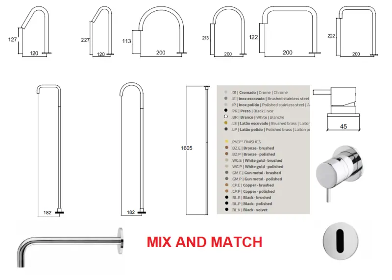 Waterevolution Flow Waschbecken-Infrarot-Sensor, batteriebetrieben, gebürstetes Messing T118EBLE