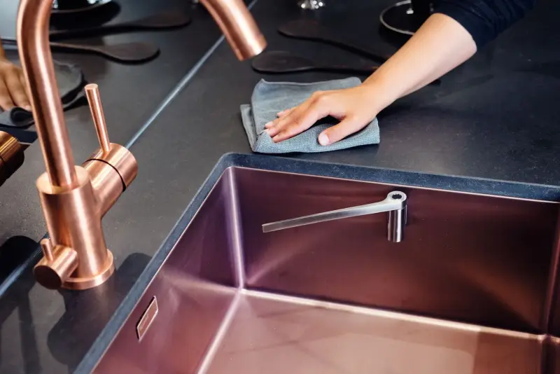 Magisso Magnetische Spüle Geschirrtuchhalter gerade Edelstahl 30101000