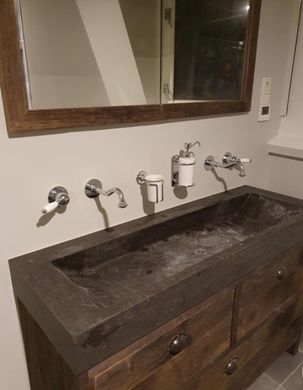 PB Nostalgie Unterputz-Waschtischarmatur Vintage, Auslauf 21cm, Chrom