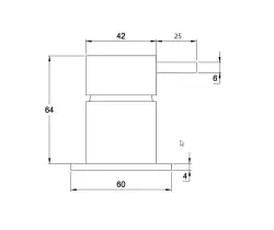 Waterevolution Flow Unterputz-Armatur, Gun Metal