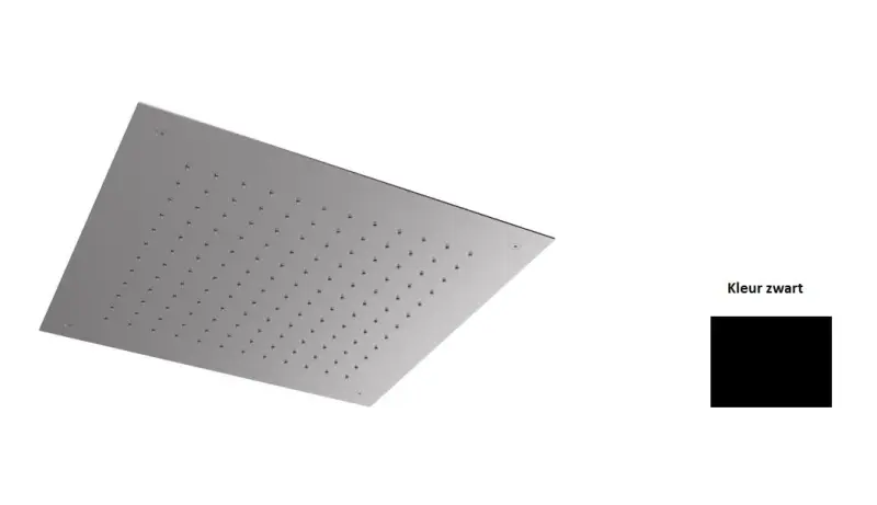 SB Square 316 Einbau-Regendusche 38x38cm Schwarz matt 1208952989