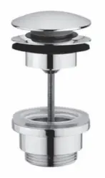 PB Unix Waschbeckenstecker 1 1/4 verschließbar, push up click clack, Edelstahl 1208953285