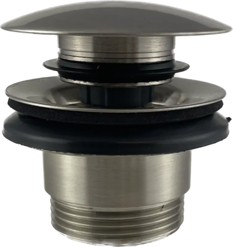 PB Unix Waschbeckenstopfen 1 1/4 verschließbar Push-Up-Click-Clack Edelstahl 1208953285