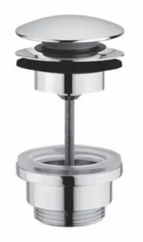 PB Unix Waschbeckenstopfen 1 1/4 verschließbar Push-Up-Click-Clack Edelstahl 1208953285