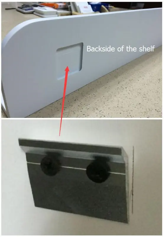 Solid-S Planchet Duschkorb aus Mineralwerkstoff, mattweiß, 90 x 12 cm, inkl. verdeckter Befestigung 1208953448