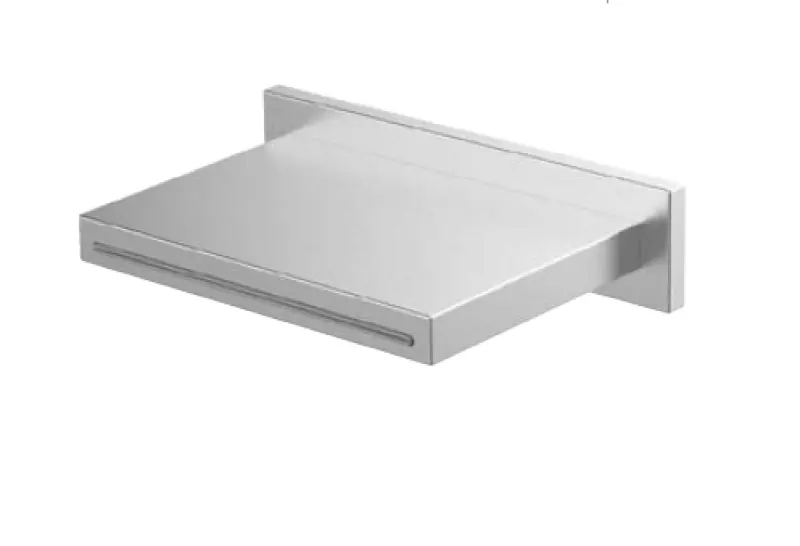 SB 316 Wasserfall-Auslauf für Aufputzmontage, komplett aus Edelstahl 1208953546