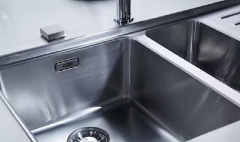 Franke Mythos MYX 110.16 kleine Edelstahlspüle 16x40cm Unterbau 122.0658.058