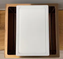 Foster Kunststoff Schneidebrett 42x27cm für ein Spülbecken mit Länge 40cm 1208953714