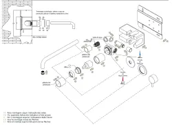 Waterevolution Flow Unterputz-Waschtischarmatur mit weißem Auslauf 10cm T116BBR-10