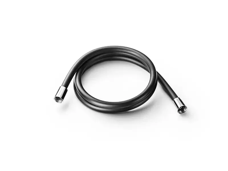 SB Round Duschgarnitur, Mattschwarz, Unterputz komplett