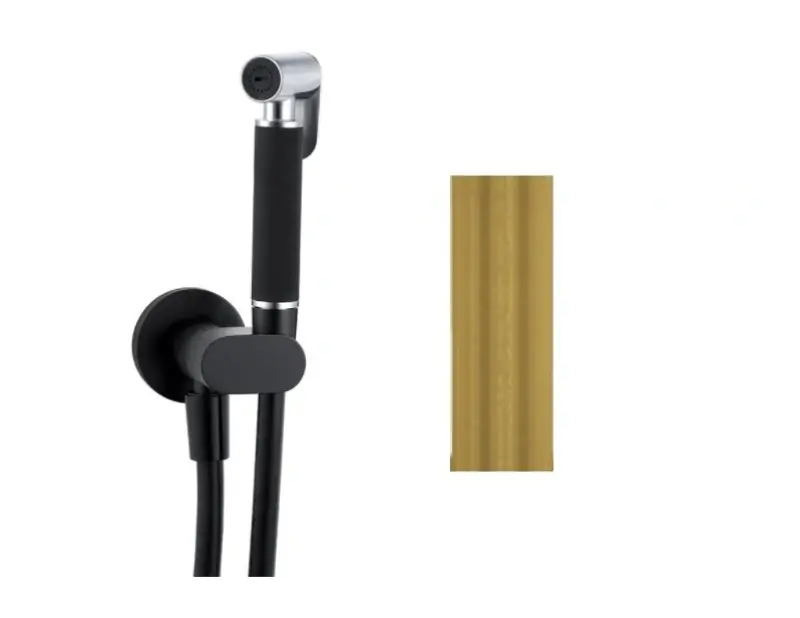 Waterevolution Flow Bidet Handbrause-Set Messing Natur T1626LE