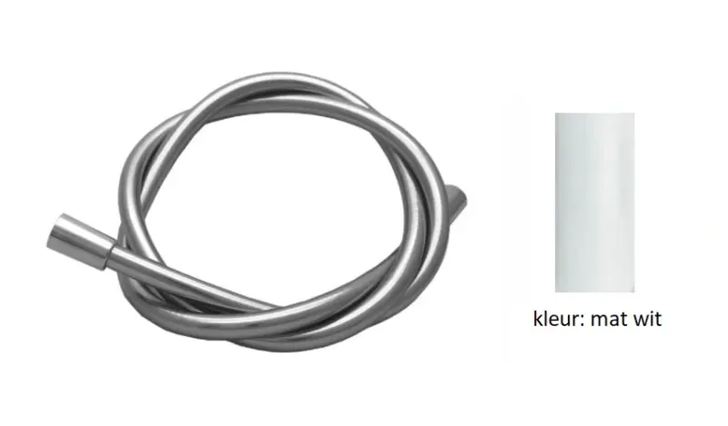 Waterevolution Flow Brauseschlauch 170 cm Weiß FLEX1BR