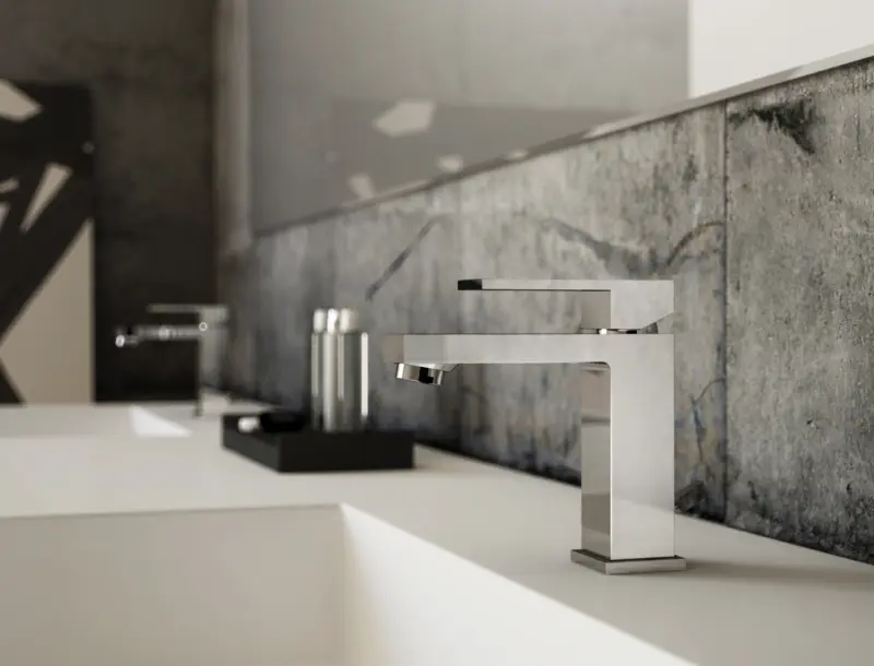 PB Kiki 1-Loch Waschtischarmatur für Waschschüsseln Schwarz matt