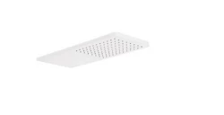 Hauptdusche Tres Wand 21x55 cm Runde Ecken Matt Weiß 29990307BM