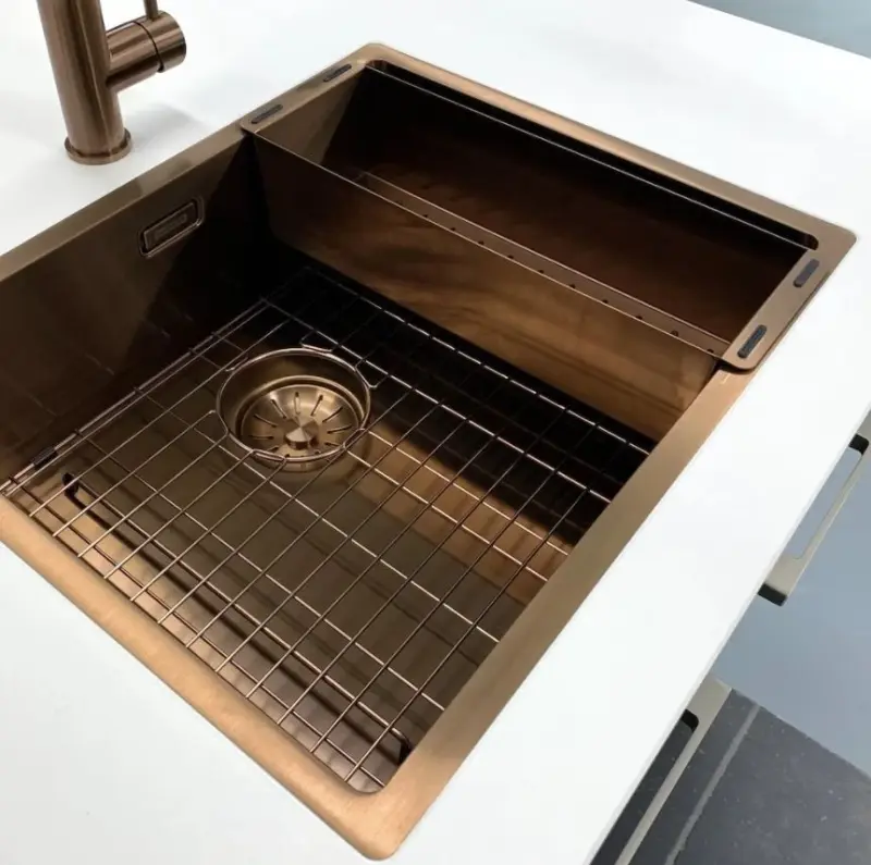 Lorreine Spüle-Bodengitter PVD Kupfer 50x40cm 1208955094