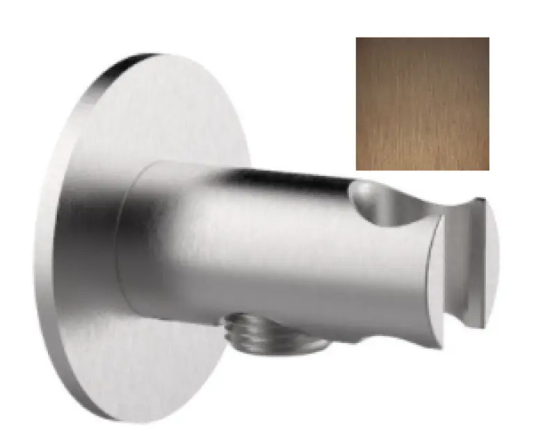 SB Rubinetterie Universale Handbrause Aufhängehaken mit Wasserzulauf, PVD Kupfer 316 1208955202