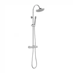 Aquadesign Orly Duschset Thermostat mit Regendusche Chrom