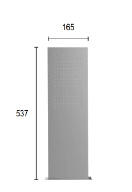 SB Square 316 Regendusche mit Wandanschluss Kopfbrause PVD Gun Metal 1208955335