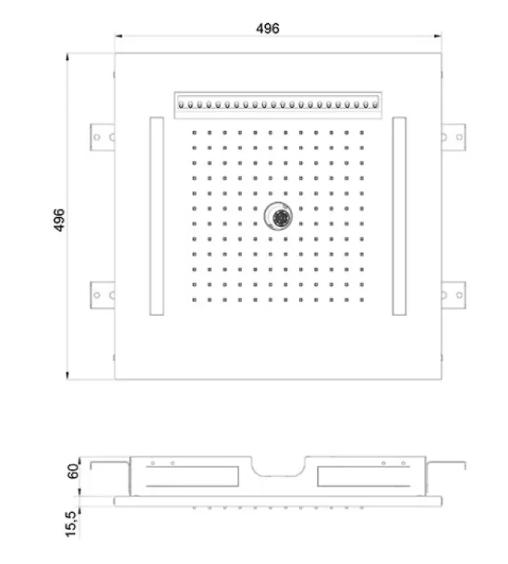 SB Wire-Twist Einbau-Regendusche mit Chromotherapie-Beleuchtung, PVD Gold 1208955381